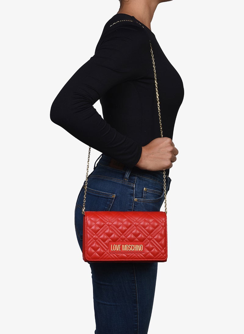 Love Moschino Smart Daily Quilted PU Crossbody Bag - Image 2